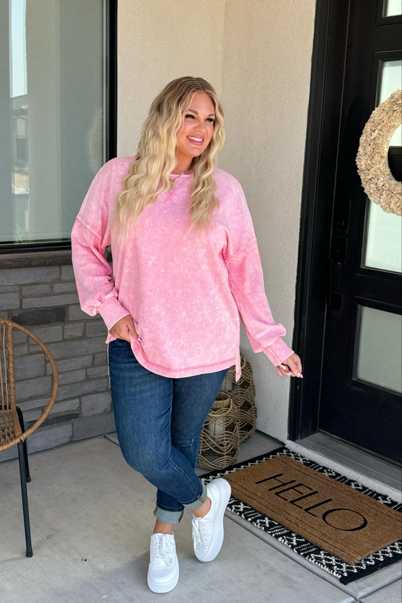 Best Selling Luna Mineral Wash Sweatshirt in Two Colors