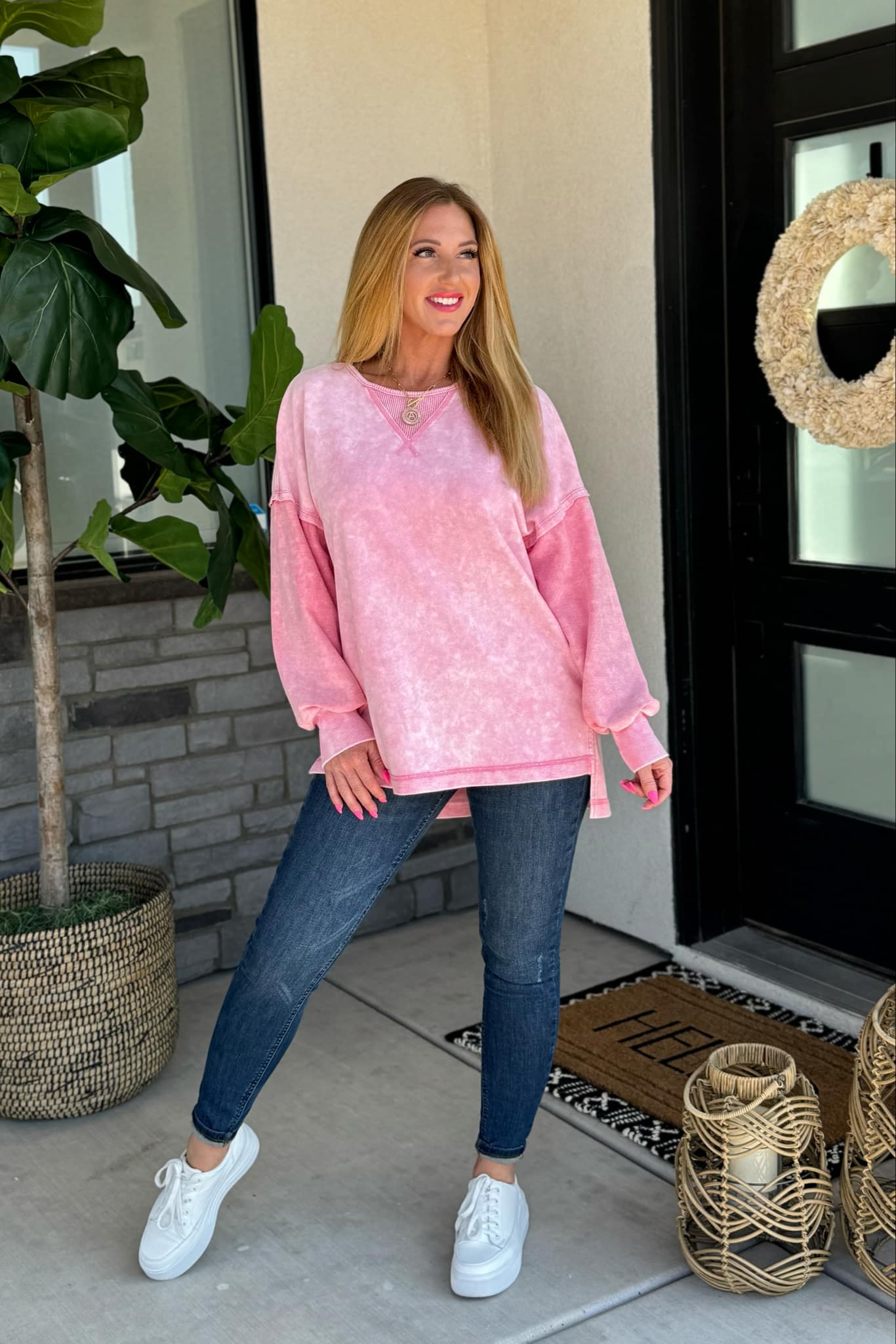 Best Selling Luna Mineral Wash Sweatshirt in Two Colors